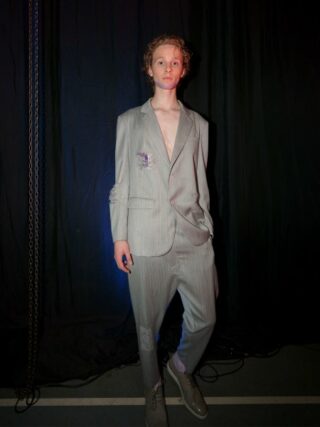 Suffering-Character purple Trousers