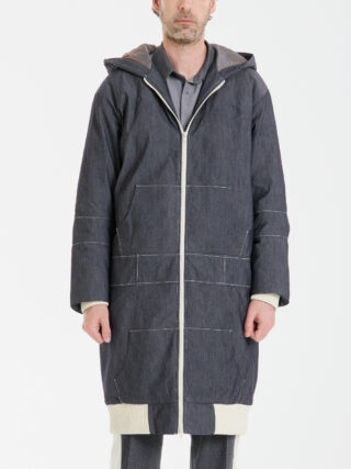 Jonathan's Hood Coat (is this denim?)