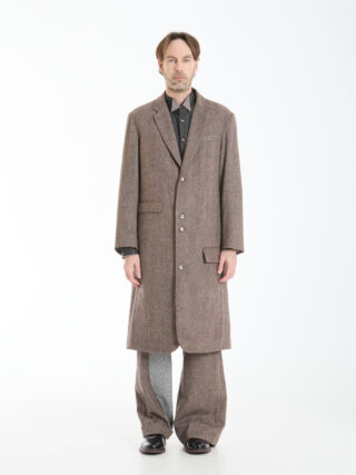 Thons long-Coat (grey but red)