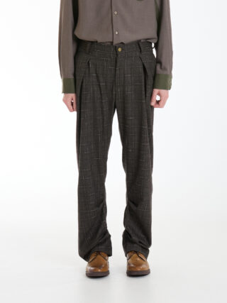 Hippies Pleated Trousers (Saul brown)