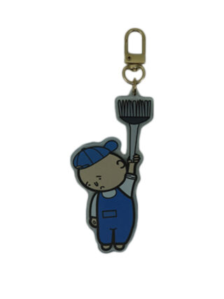 Work is Stressful key-ring (janitor)